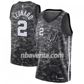 Camiseta Hombre San Antonio Spurs Kawhi Leonard 2 Nike City Edition Swingman
